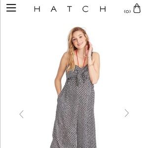 Hatch maternity Scarlet Jumpsuit, red